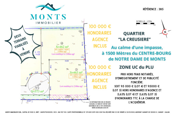 Offres de vente Terrain Notre-Dame-de-Monts 85690